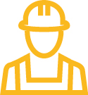 Icon representing construction management