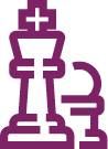 Icon representing strategic advisory services