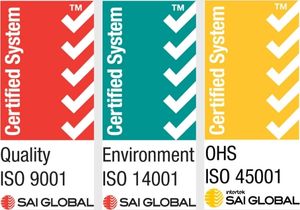 Quality, Environment and OHS logos