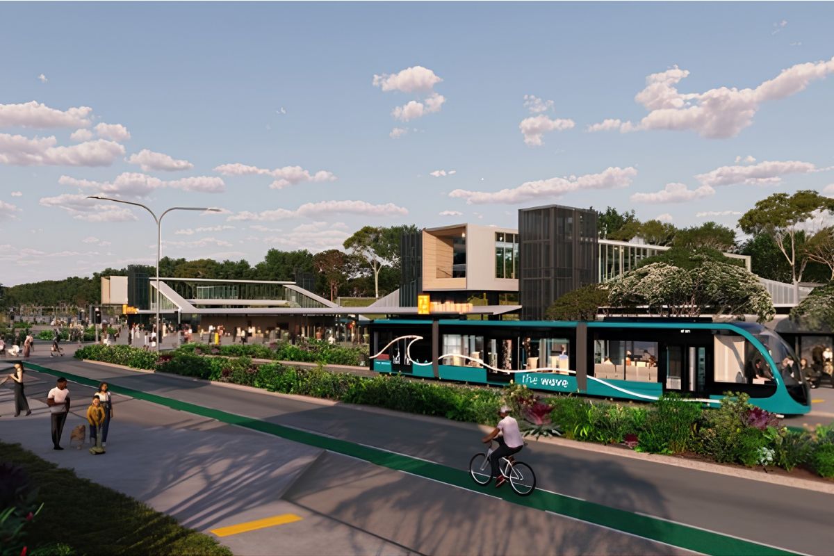 The Wave Sunshine Coast Rail Line Concept Rendering