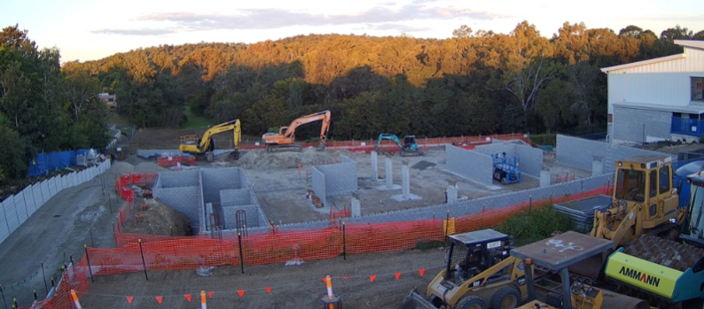 Construction at the Claremont Special School